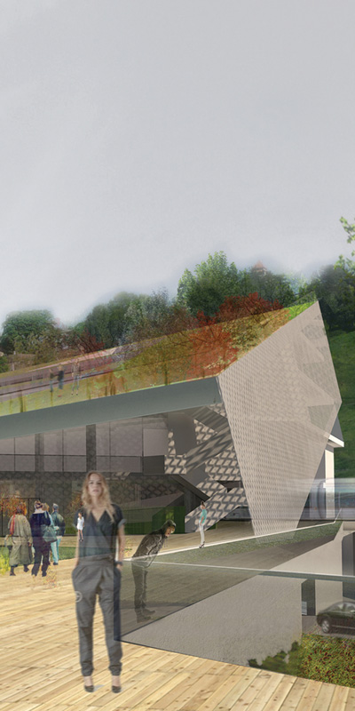 Arhitektonski projekat na konkursu za Beton Halu u Beogradu